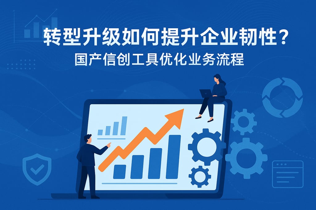转型升级如何提升企业韧性？国产信创工具优化业务流程