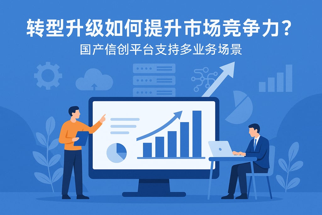 转型升级如何提升市场竞争力？国产信创平台支持多业务场景