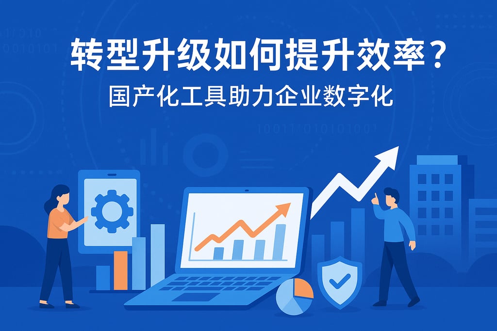 转型升级如何提升效率？国产化工具助力企业数字化