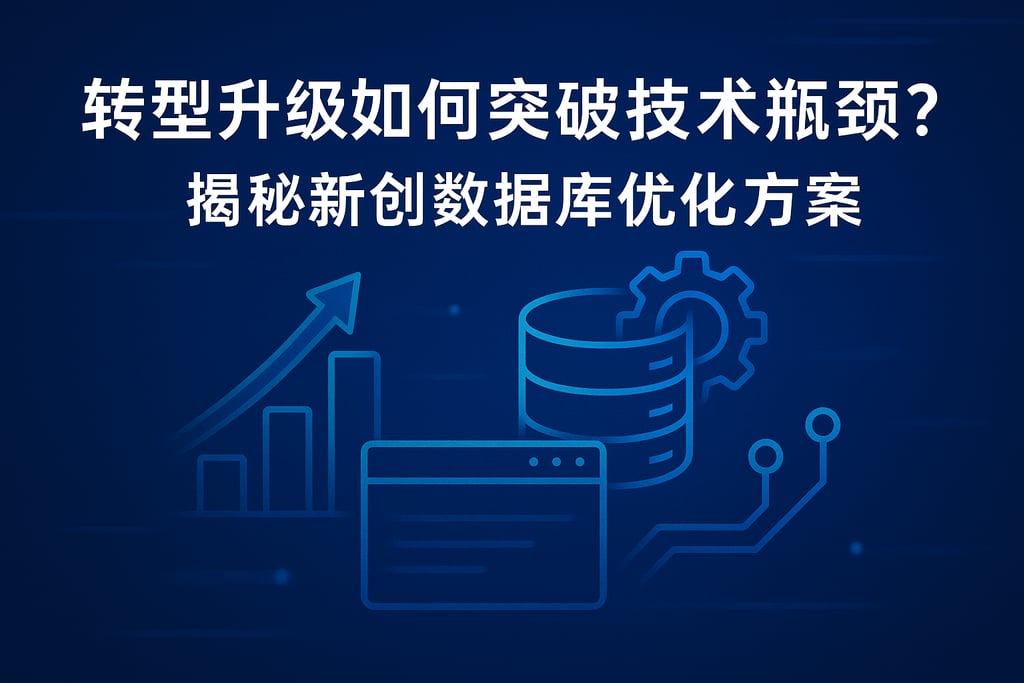 转型升级如何突破技术瓶颈？揭秘新创数据库优化方案