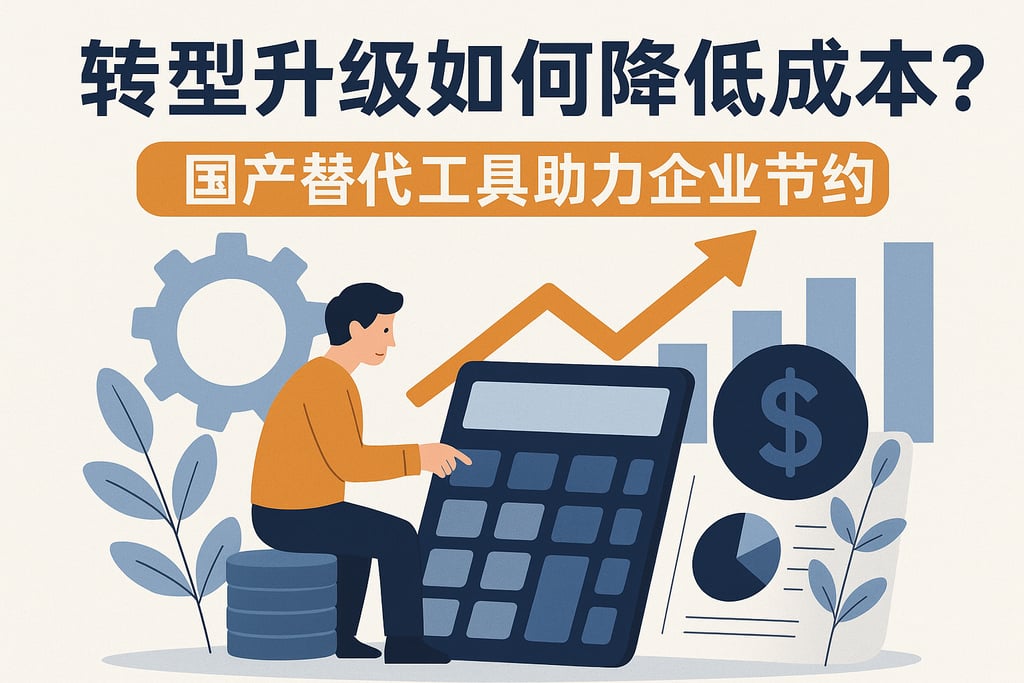 转型升级如何降低成本？国产替代工具助力企业节约
