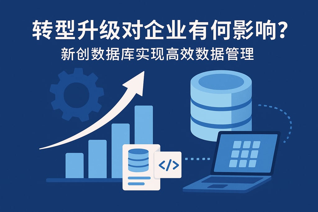 转型升级对企业有何影响？新创数据库实现高效数据管理