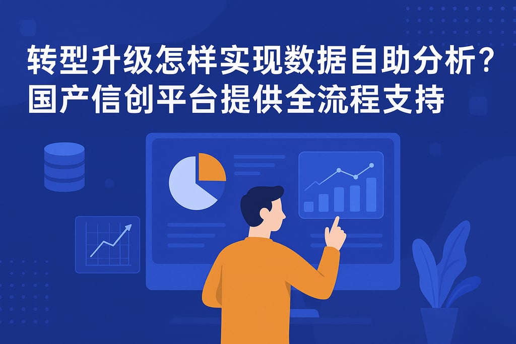 转型升级怎样实现数据自助分析？国产信创平台提供全流程支持