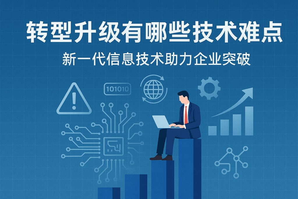 转型升级有哪些技术难点？新一代信息技术助力企业突破