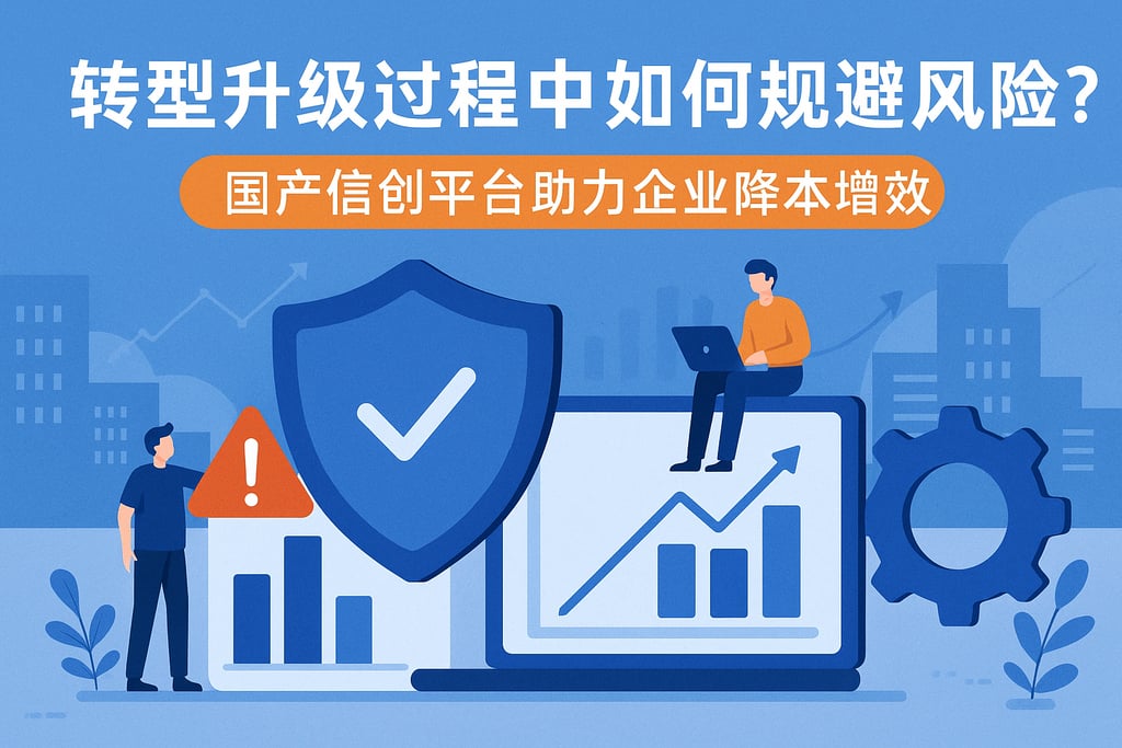 转型升级过程中如何规避风险？国产信创平台助力企业降本增效
