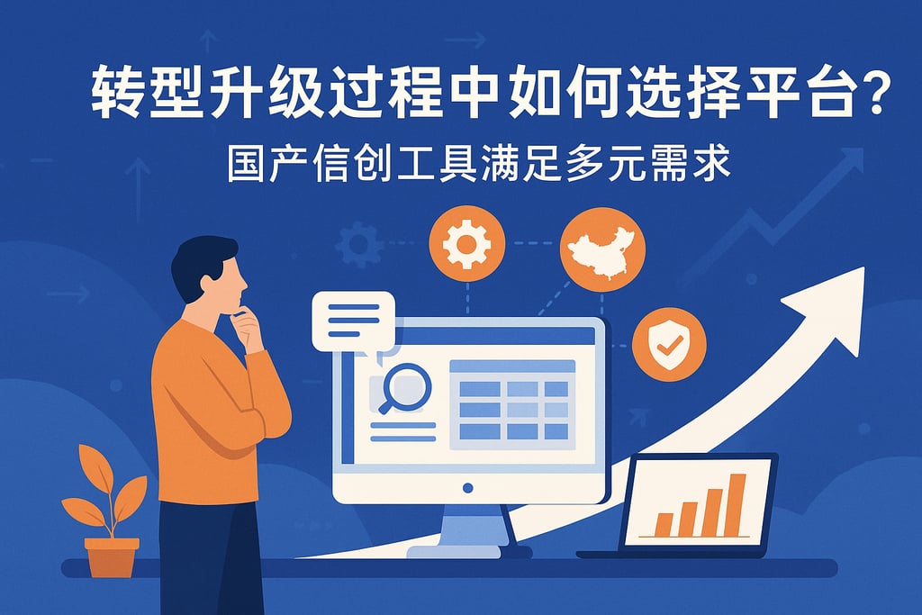 转型升级过程中如何选择平台？国产信创工具满足多元需求
