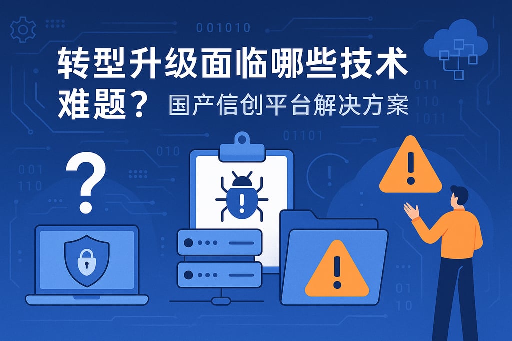 转型升级面临哪些技术难题？国产信创平台解决方案