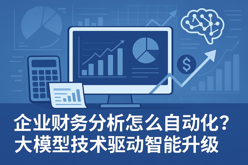 企业财务分析怎么自动化？大模型技术驱动智能升级
