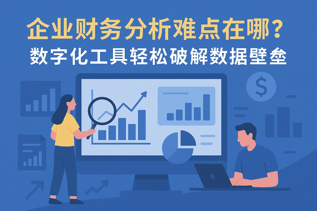 企业财务分析难点在哪？数字化工具轻松破解数据壁垒