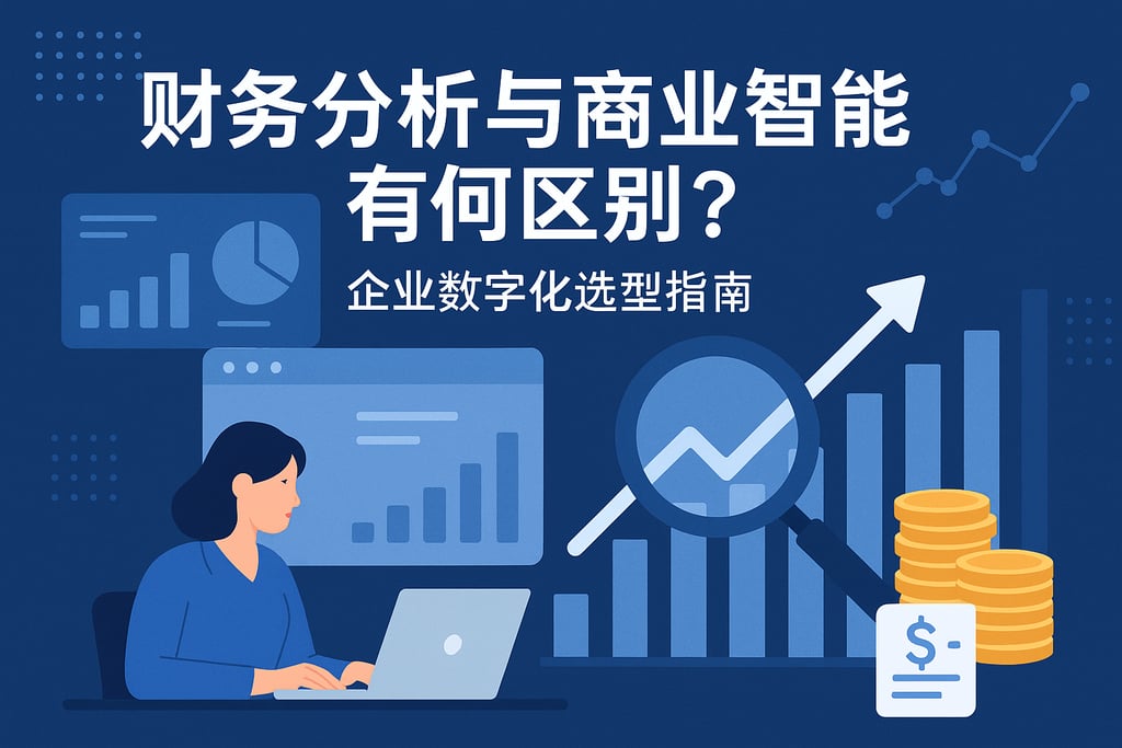 财务分析与商业智能有何区别？企业数字化选型指南
