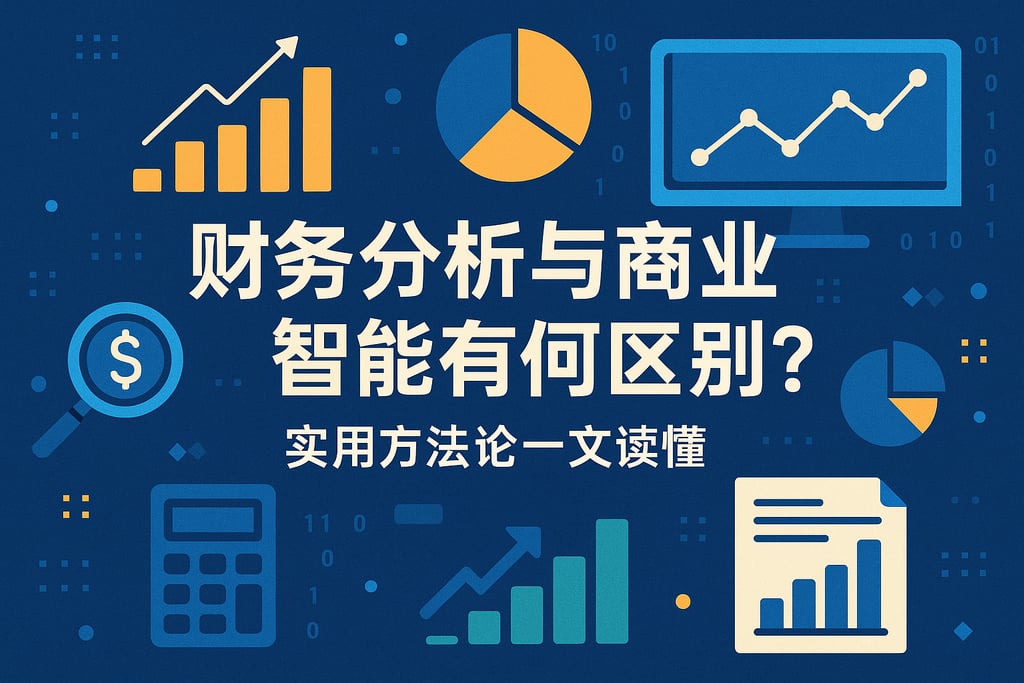 财务分析与商业智能有何区别？实用方法论一文读懂