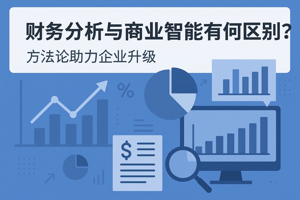 财务分析与商业智能有何区别？方法论助力企业升级