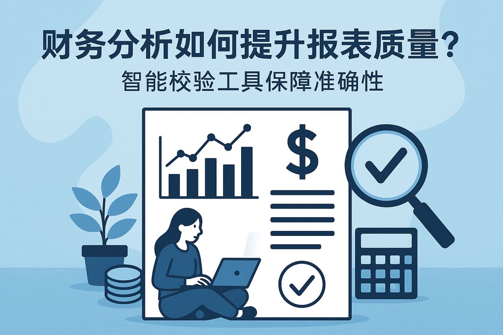 财务分析如何提升报表质量？智能校验工具保障准确性