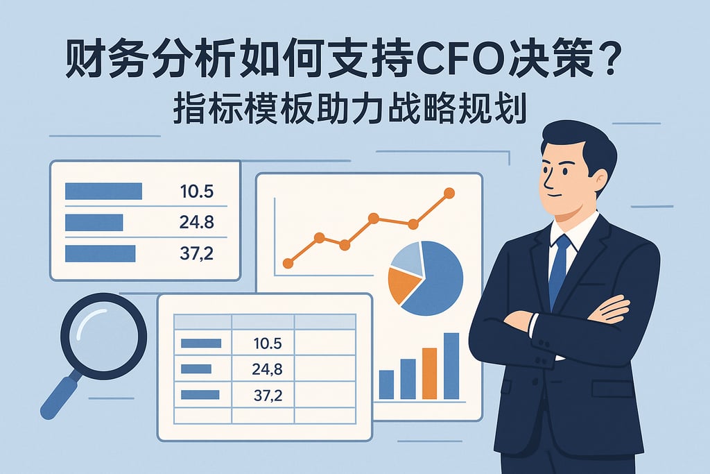 财务分析如何支持CFO决策？指标模板助力战略规划