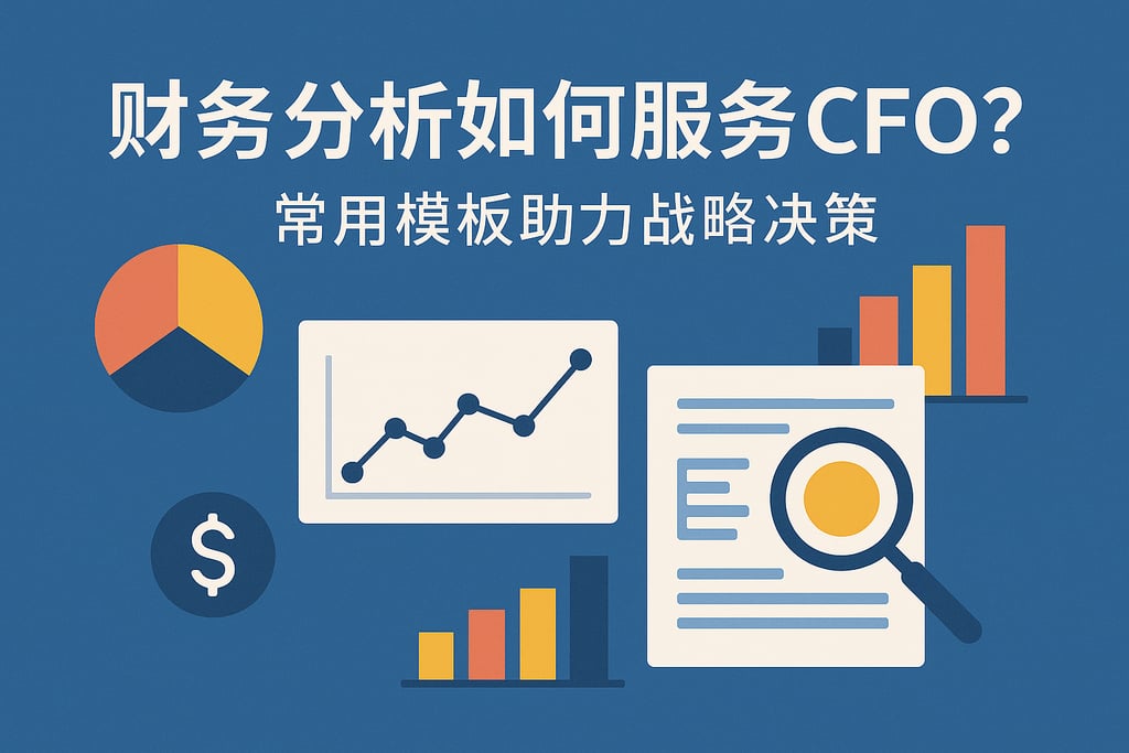 财务分析如何服务CFO？常用模板助力战略决策