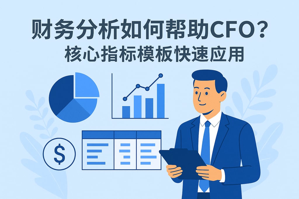 财务分析对CFO有何帮助？核心指标模板快速应用