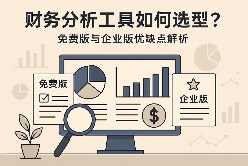财务分析工具如何选型？免费版与企业版优缺点解析
