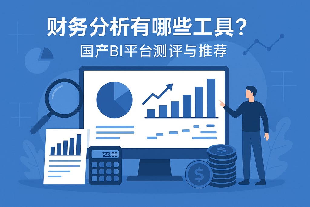 财务分析有哪些工具？国产BI平台测评与推荐