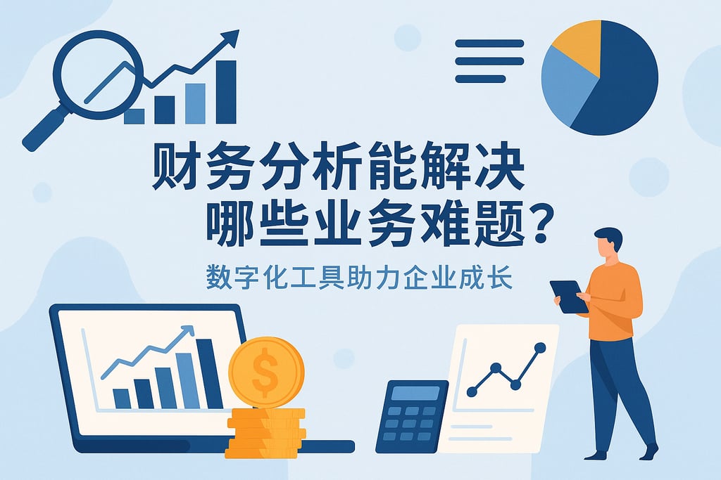 财务分析能解决哪些业务难题？数字化工具助力企业成长