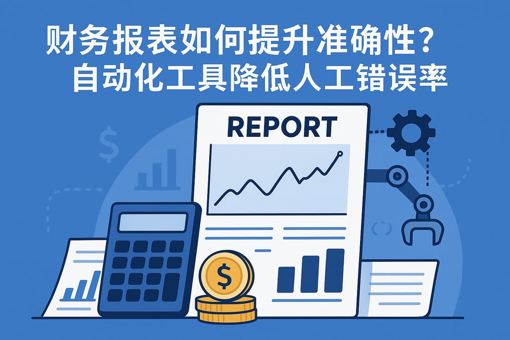 财务报表如何提升准确性？自动化工具降低人工错误率