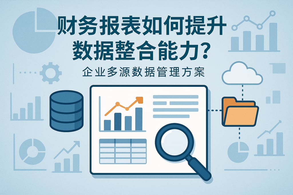 财务报表如何提升数据整合能力？企业多源数据管理方案