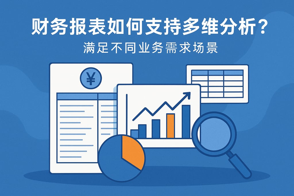 财务报表如何支持多维分析？满足不同业务需求场景