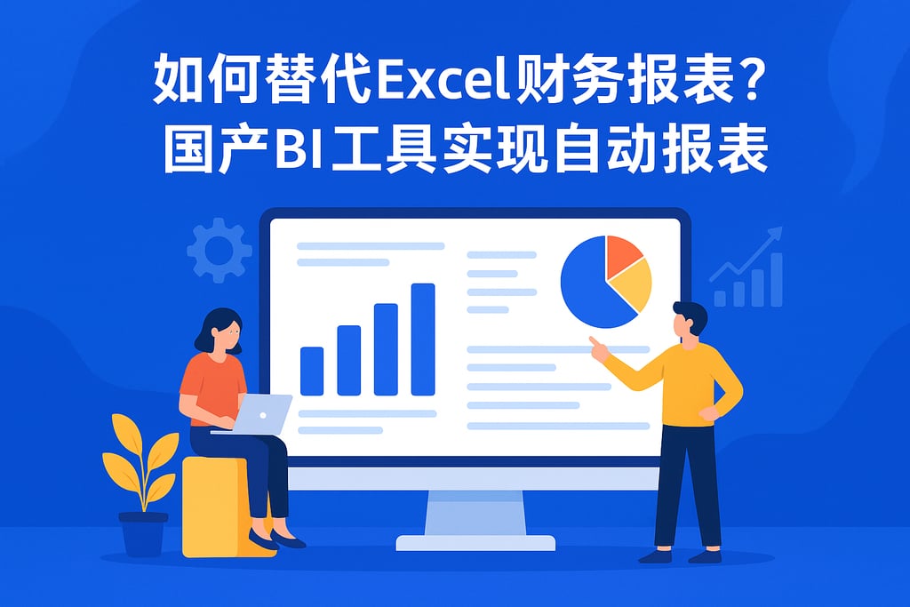 财务报表如何替代Excel？国产BI工具实现自动报表