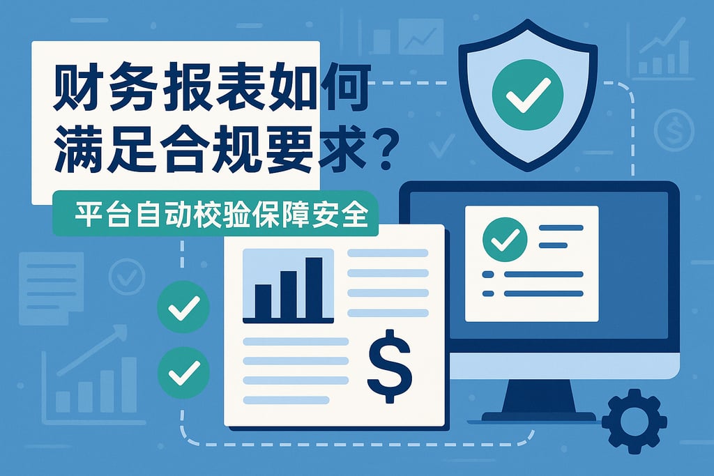 财务报表如何满足合规要求？平台自动校验保障安全
