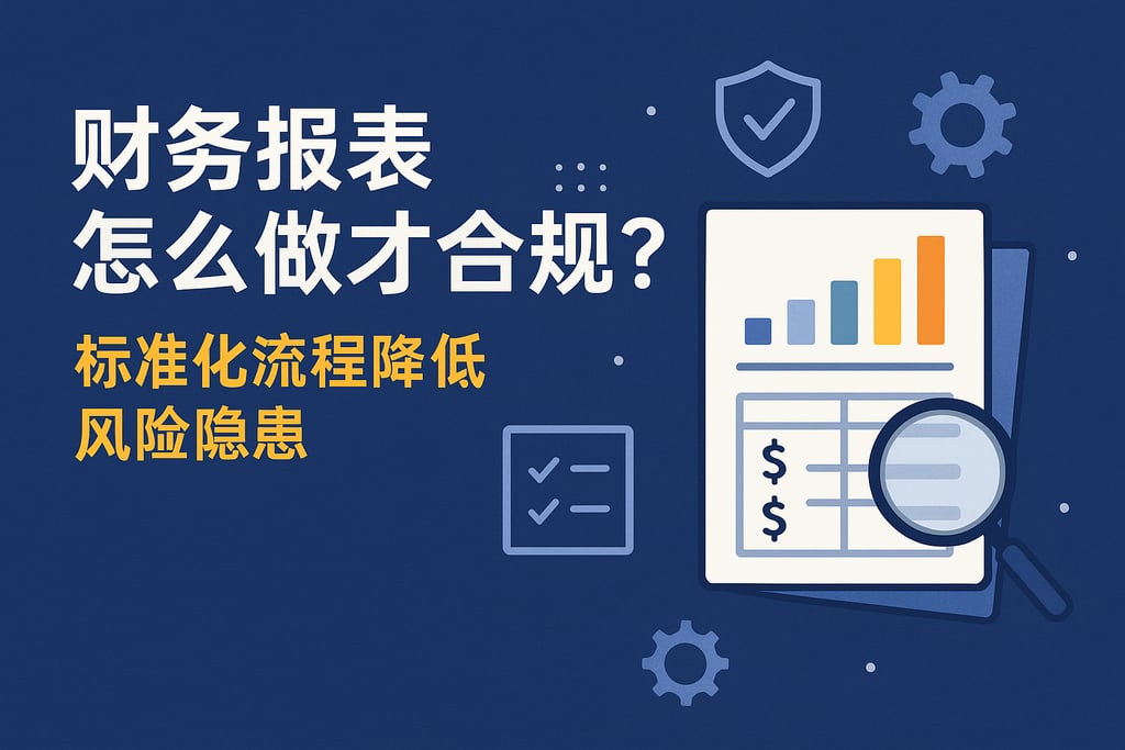 财务报表怎么做才合规？标准化流程降低风险隐患