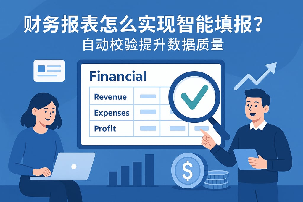 财务报表怎么实现智能填报？自动校验提升数据质量