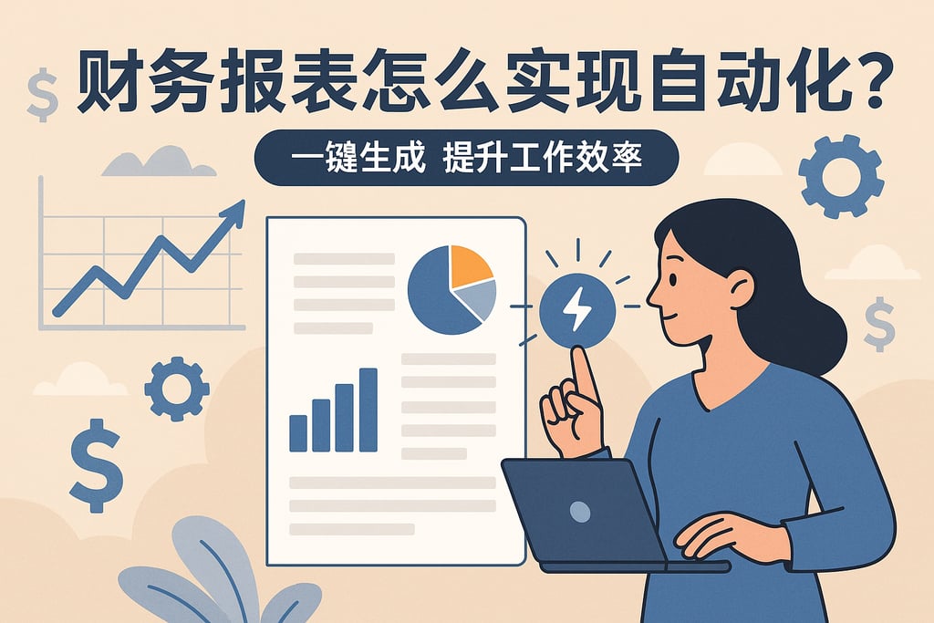 财务报表怎么实现自动化？一键生成提升工作效率