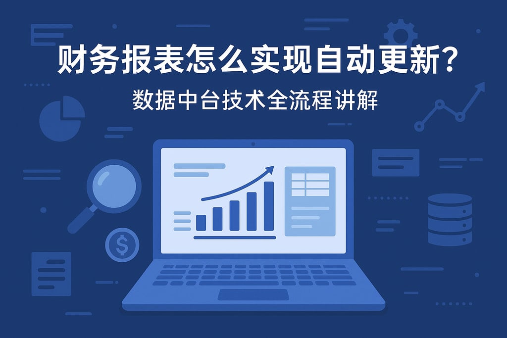 财务报表怎么实现自动更新？数据中台技术全流程讲解