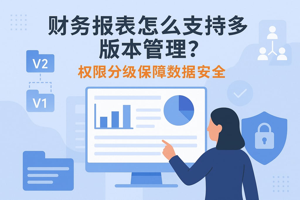 财务报表怎么支持多版本管理？权限分级保障数据安全
