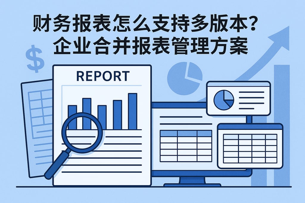 财务报表怎么支持多版本？企业合并报表管理方案