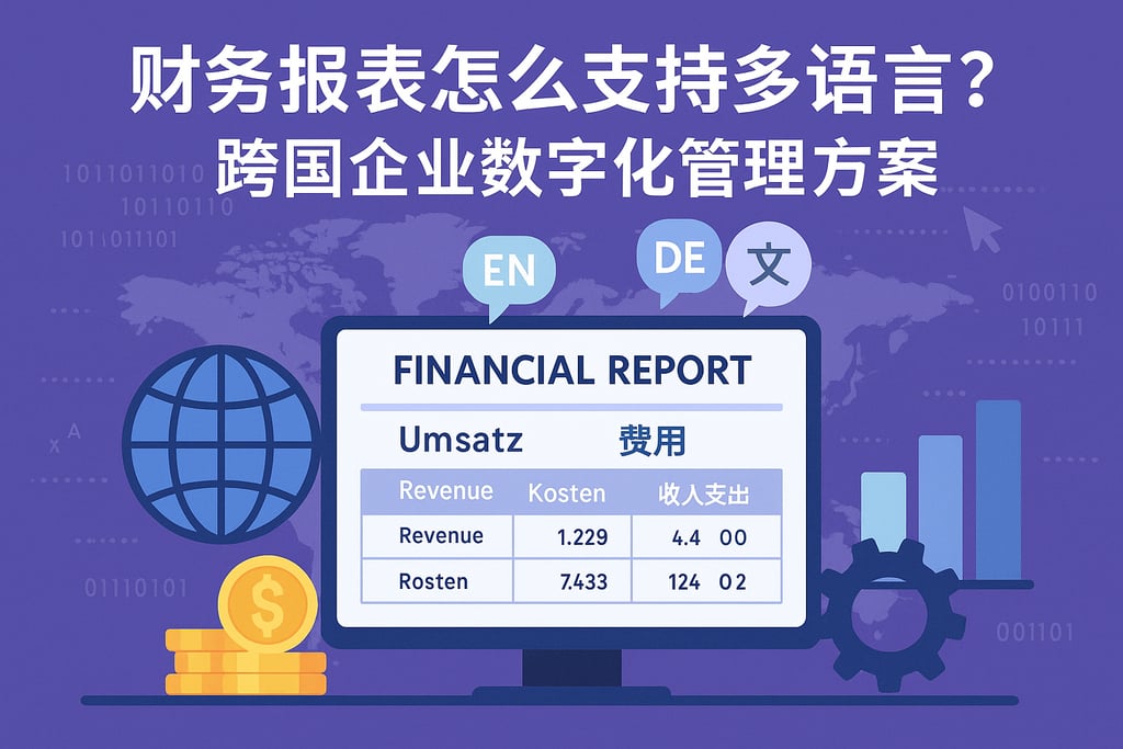 财务报表怎么支持多语言？跨国企业数字化管理方案