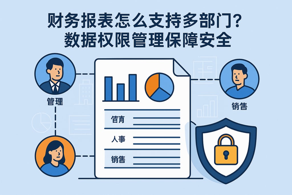 财务报表怎么支持多部门？数据权限管理保障安全