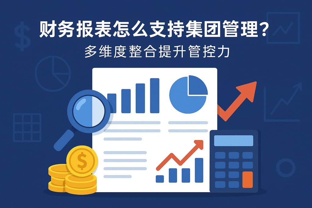 财务报表怎么支持集团管理？多维度整合提升管控力