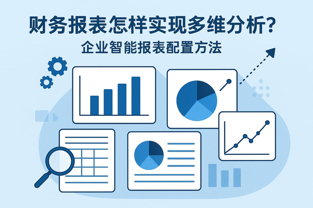 财务报表怎样实现多维分析？企业智能报表配置方法