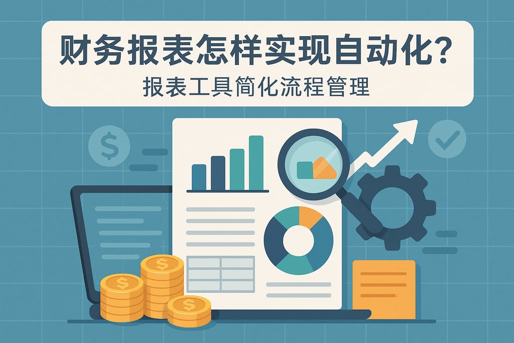 财务报表怎样实现自动化？报表工具简化流程管理