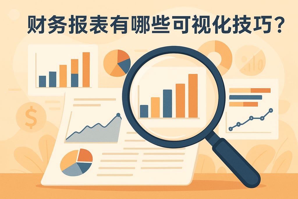 财务报表有哪些可视化技巧？图表配置提升展示效果