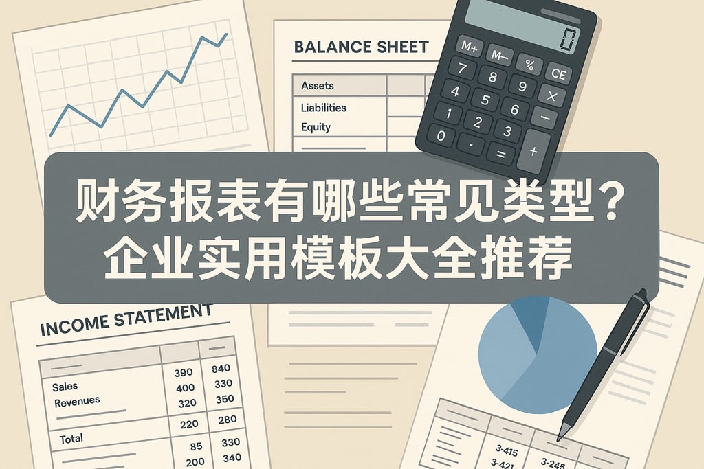 财务报表有哪些常见类型？企业实用模板大全推荐