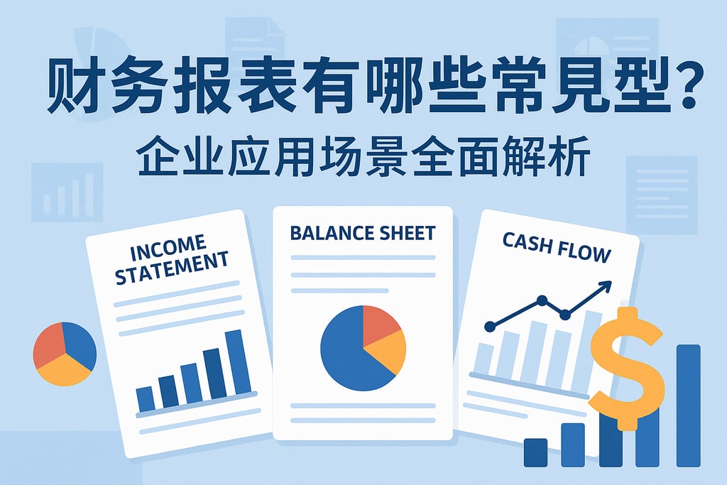 财务报表有哪些常见类型？企业应用场景全面解析