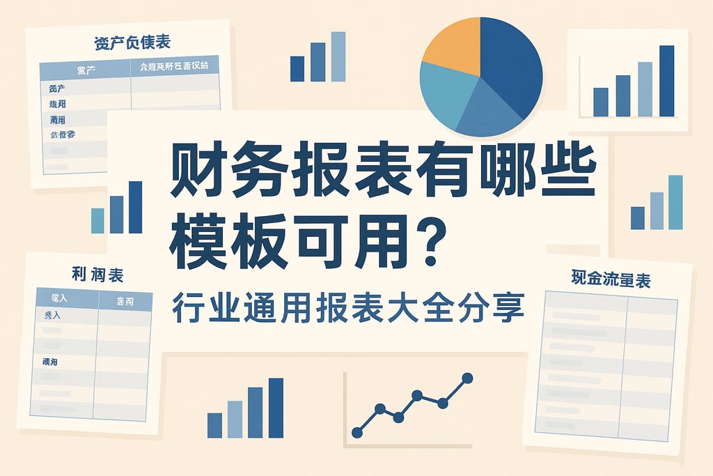 财务报表有哪些模板可用？行业通用报表大全分享
