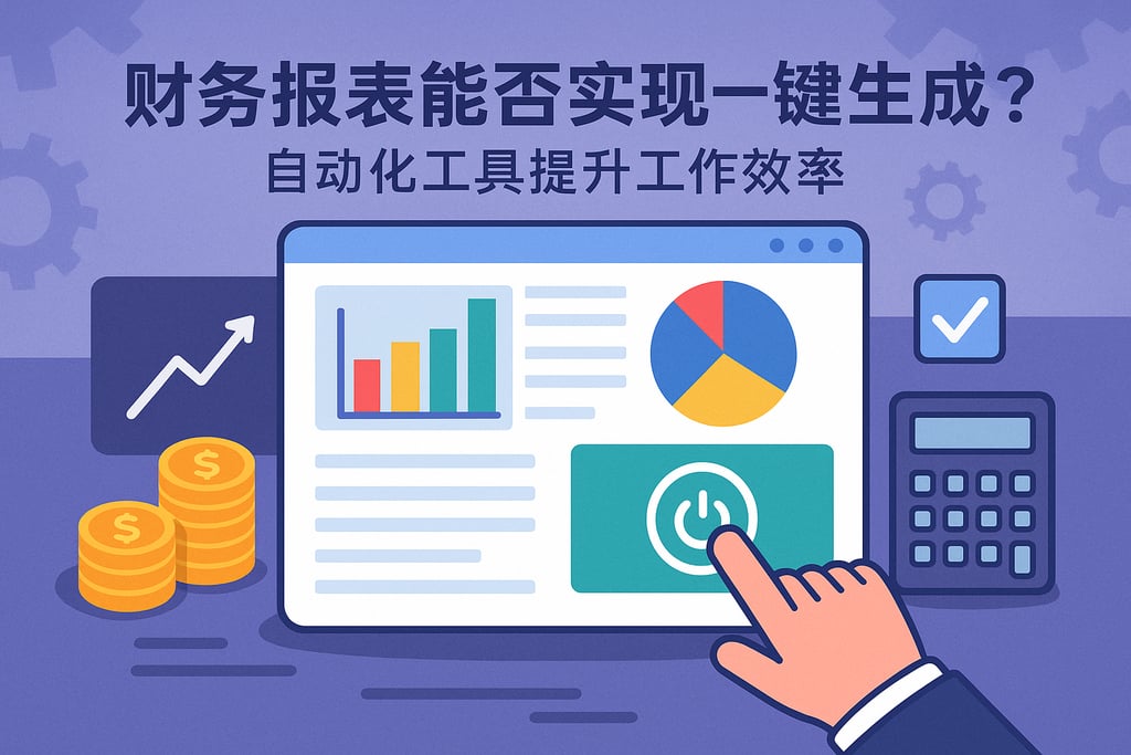 财务报表能否实现一键生成？自动化工具提升工作效率