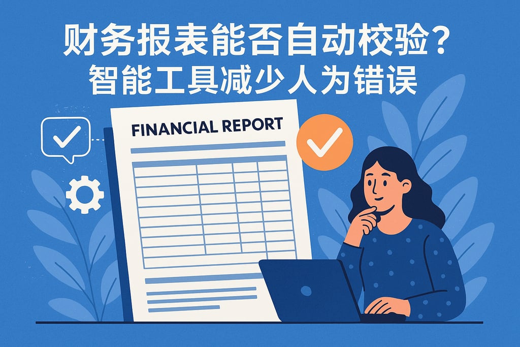财务报表能否自动校验？智能工具减少人为错误