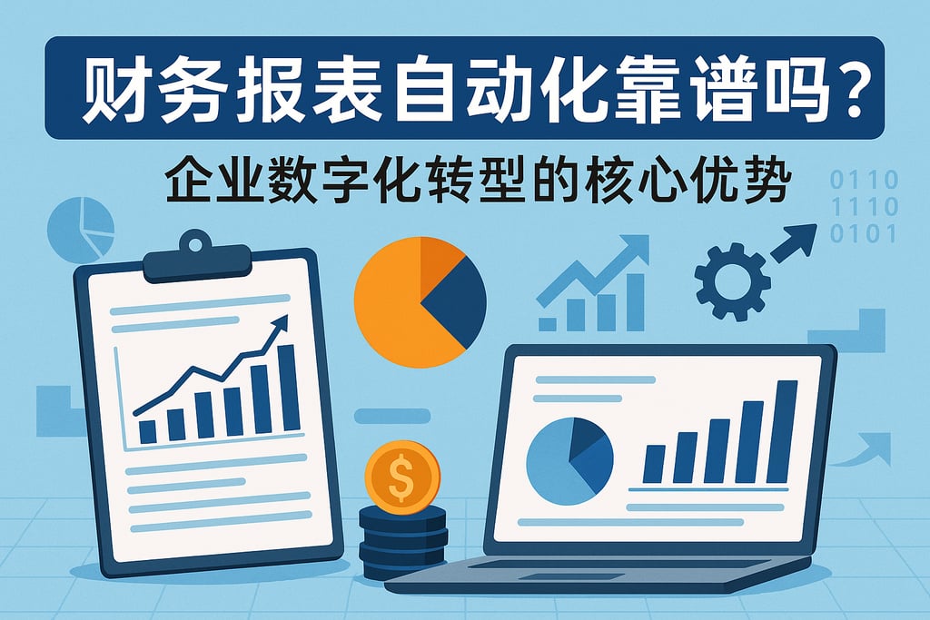 财务报表自动化靠谱吗？企业数字化转型的核心优势