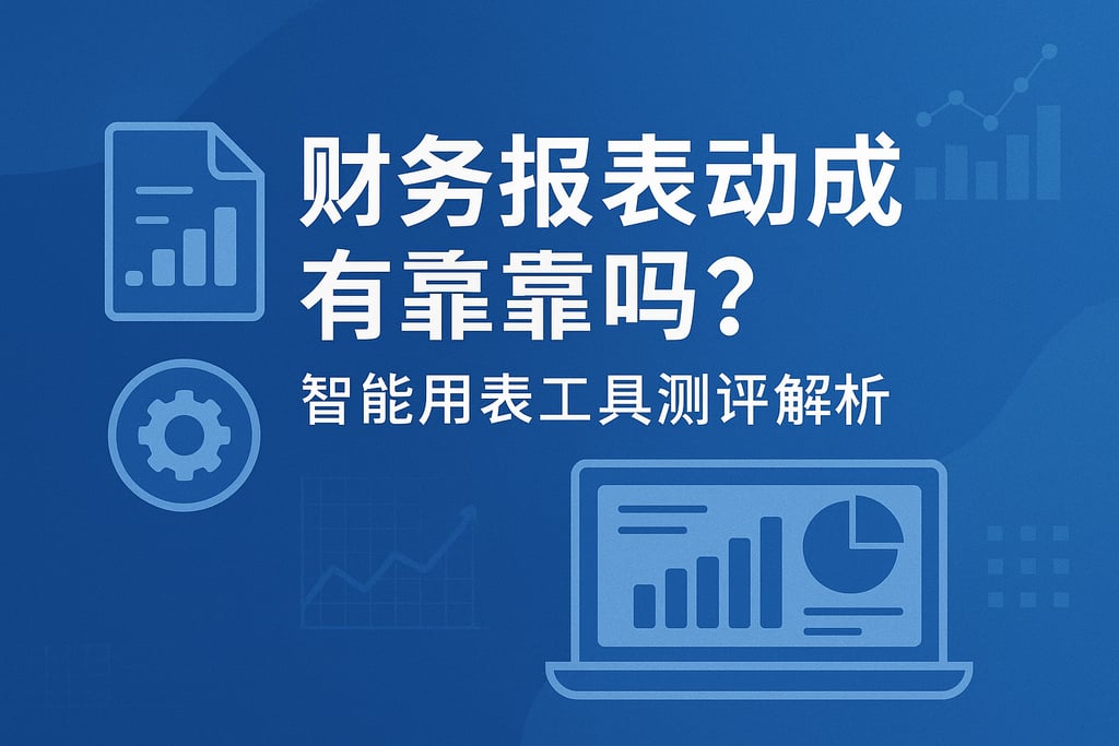 财务报表自动生成靠谱吗？智能报表工具测评解析