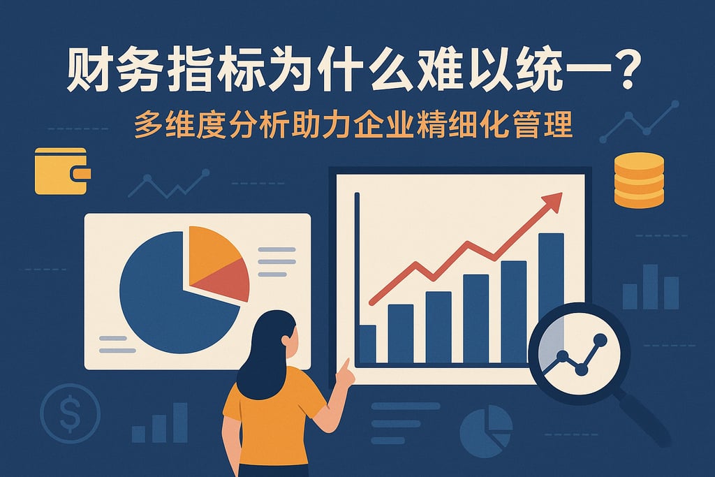 财务指标为什么难以统一？多维度分析助力企业精细化管理
