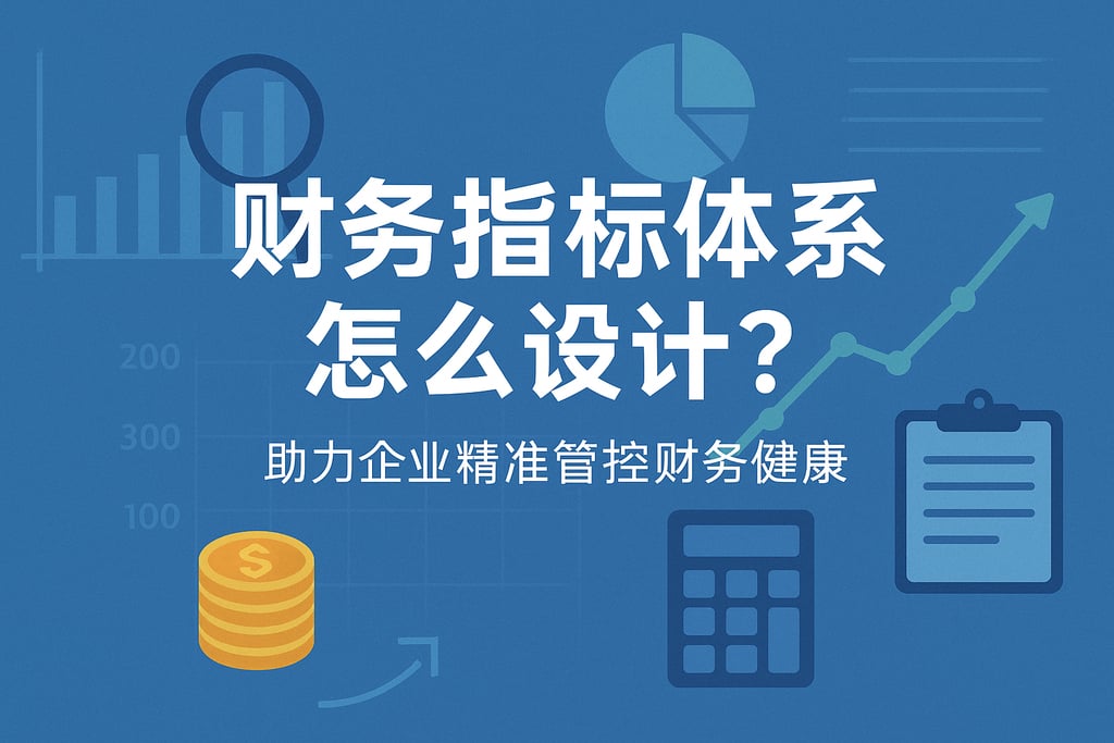 财务指标体系怎么设计？助力企业精准管控财务健康