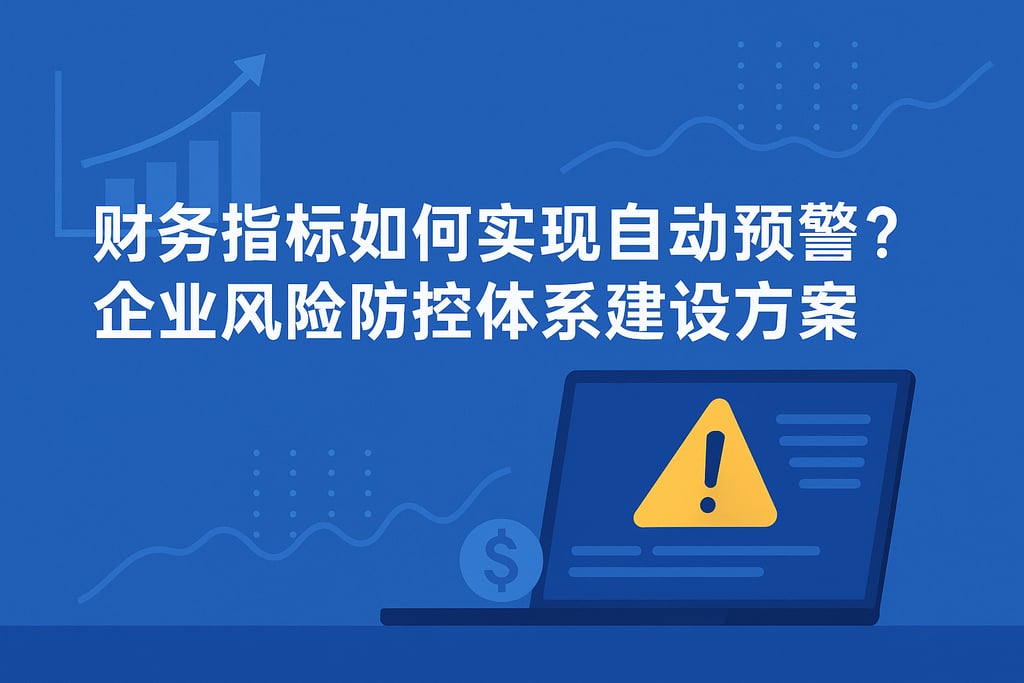 财务指标如何实现自动预警？企业风险防控体系建设方案
